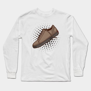 Light Brown Skate Sneaker Long Sleeve T-Shirt